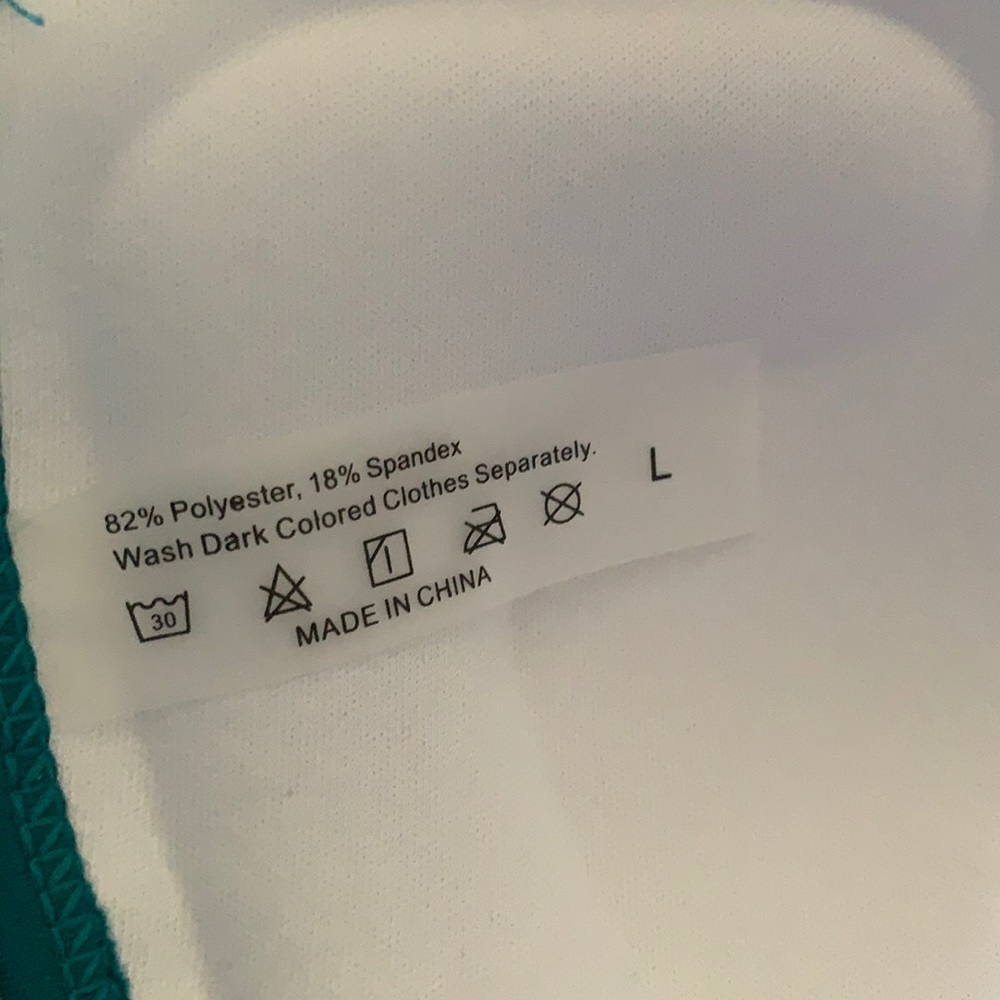 SHEIN teal triangle bikini 2 piece set swimsuit - Picture 16 of 17